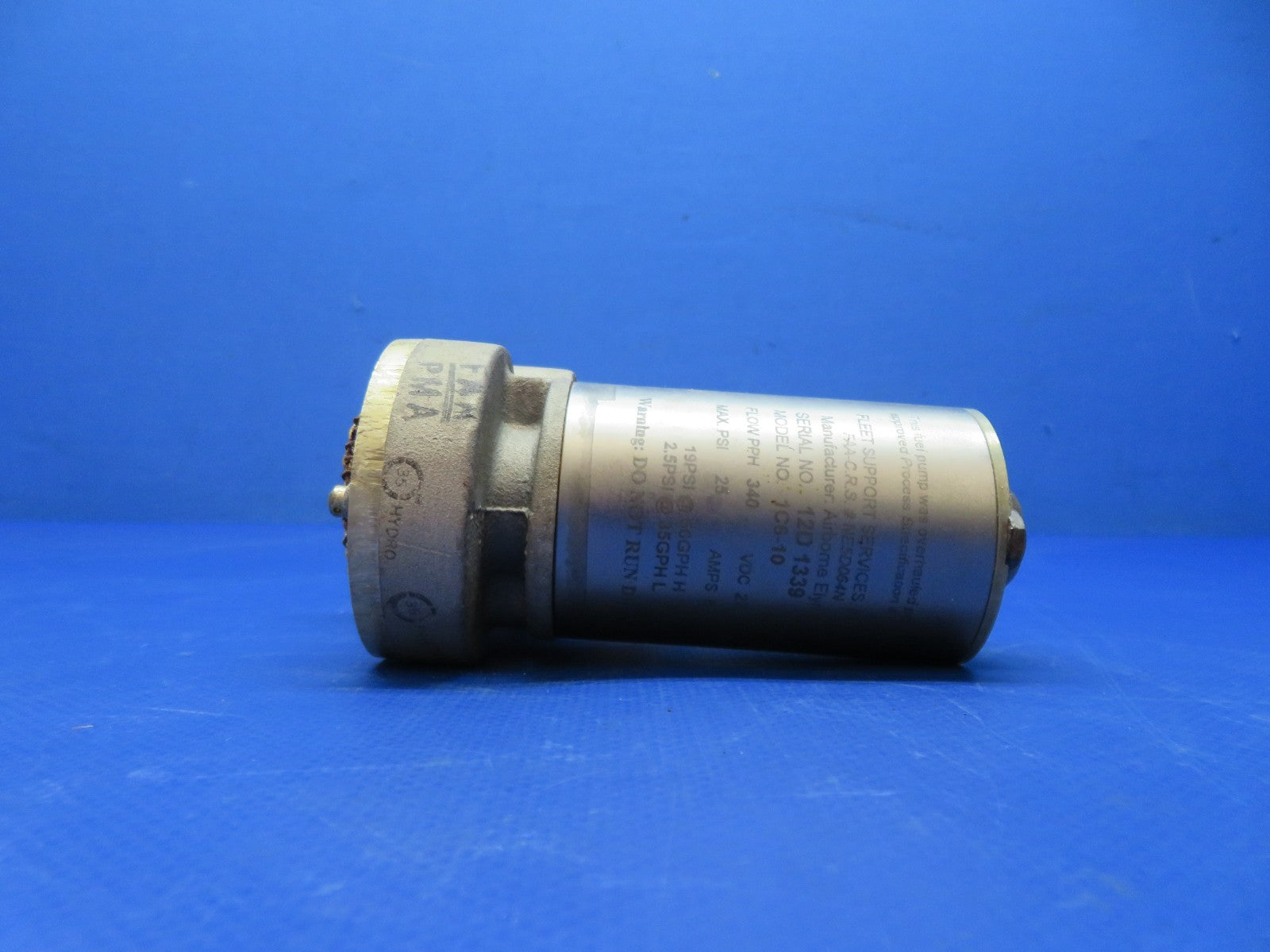 Cessna 421 Airborne Fuel Pump 28v P/N 1C6-10 TESTED (0326-185)5