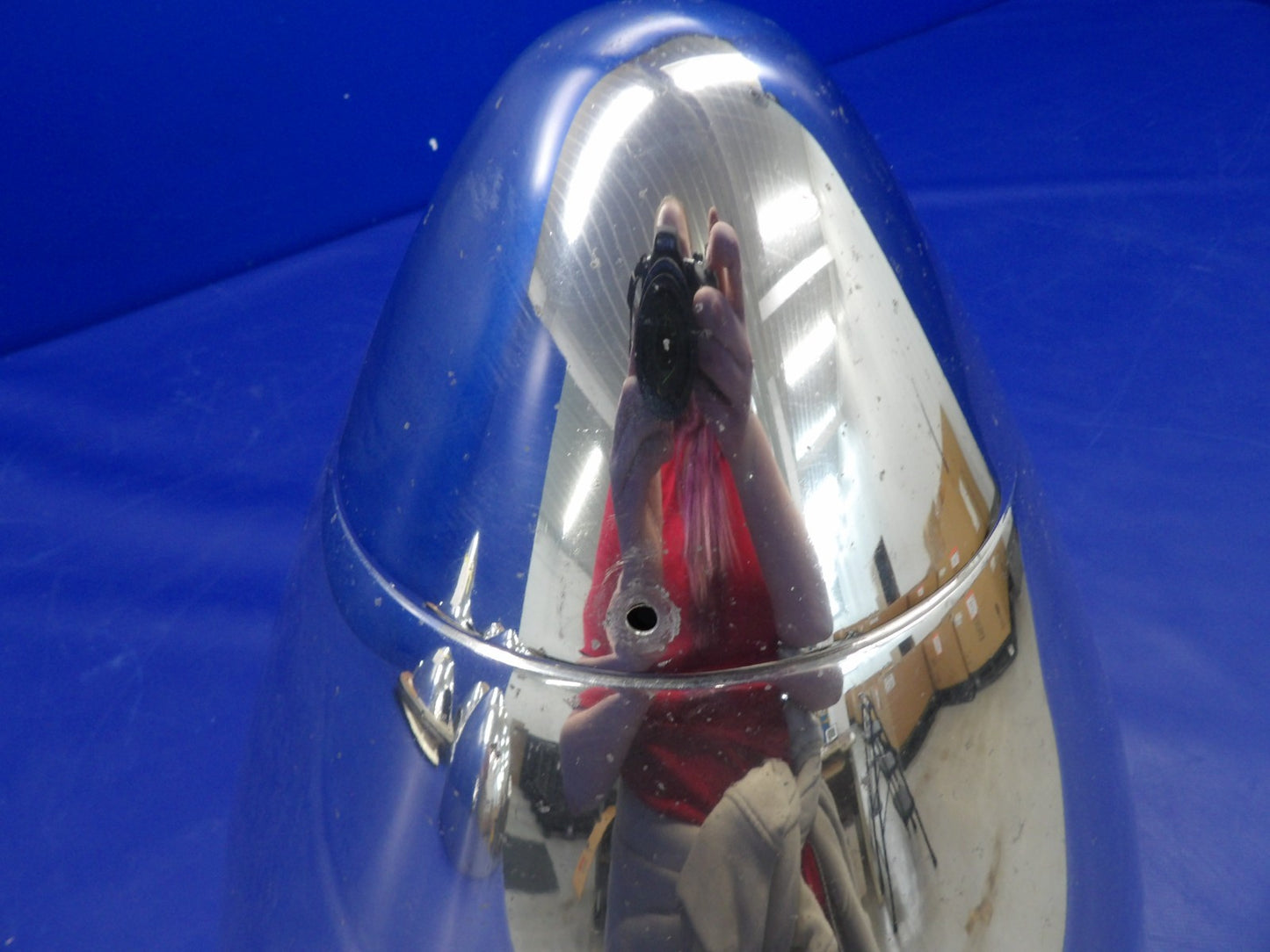 Beech Hartzell 2-Blade Polished Propeller Spinner Dome P/N C2445-1P (0226-2027)8