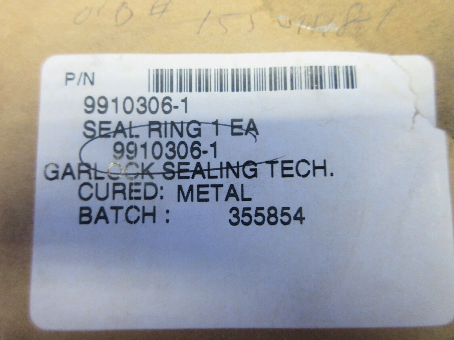 Cessna Wastegate Valve Garlock Seal P/N 9910306-1 NOS (0424-1249)