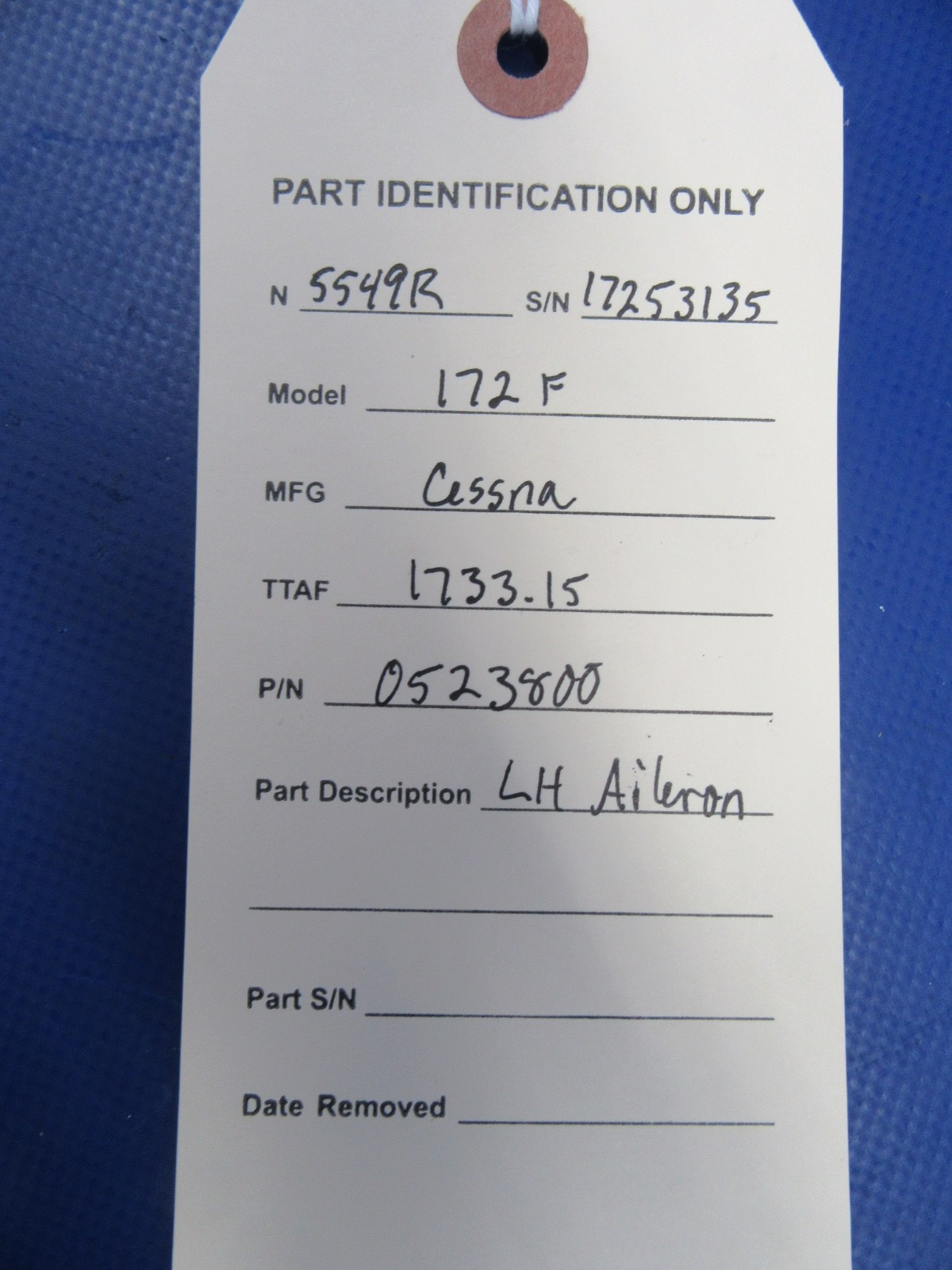 Cessna 140A / 150 / 152 / 170A-B / 172 / 175 LH Aileron P/N 0523800 (0926-08)18