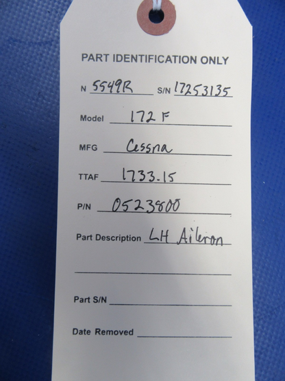 Cessna 140A / 150 / 152 / 170A-B / 172 / 175 LH Aileron P/N 0523800 (0926-08)18