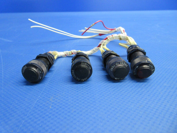 Bellanca Instrument Panel Switches & Lights P/N 112-205-101 LOT (0524-1928)