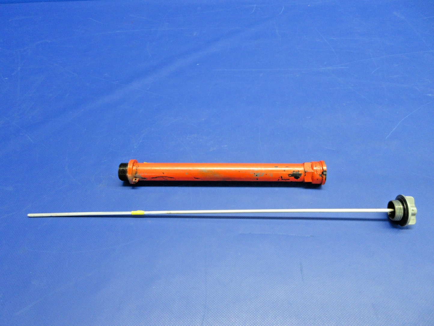 Lycoming 8QT.  Oil Dipstick w/ Fill Tube P/N 75736 (0326-941)10