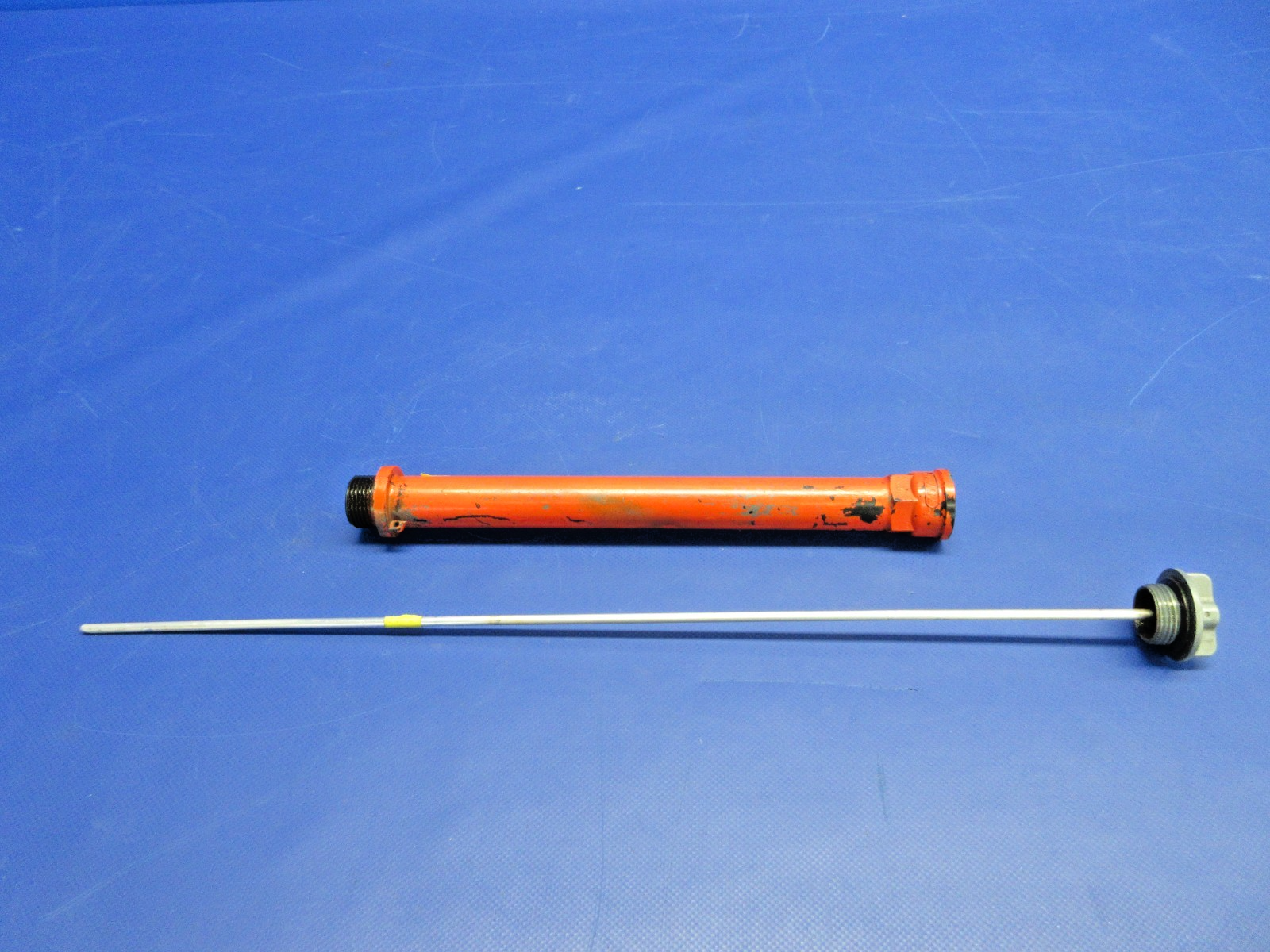 Lycoming 8QT.  Oil Dipstick w/ Fill Tube P/N 75736 (0326-941)10
