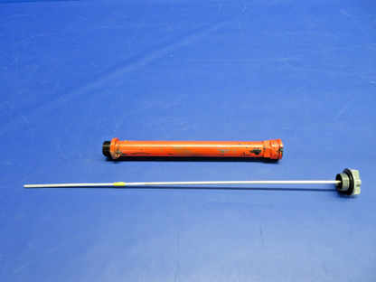 Lycoming 8QT.  Oil Dipstick w/ Fill Tube P/N 75736 (0326-941)10