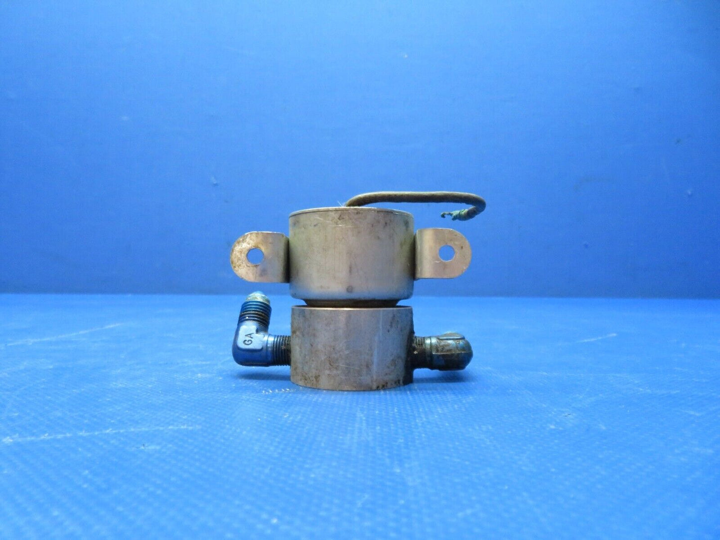 Early Cessna Stewart Warner Fuel Solenoid Valve G-489578-24-V TESTED (0724-107)