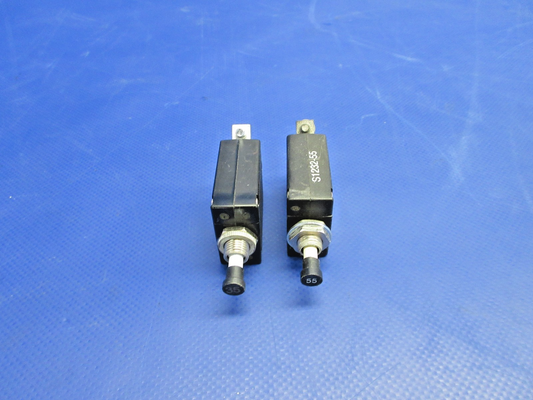 Cessna 172RG Cutlass Circuit Breakers 35 & 55 Amp P/N W23-X1001-55 (0826-817)0