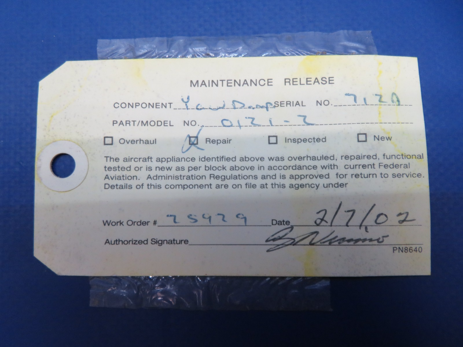 Cessna 421 S-Tec Autopilot Yaw Computer 28v P/N 0121-2 WARRANTY (0326-174)9