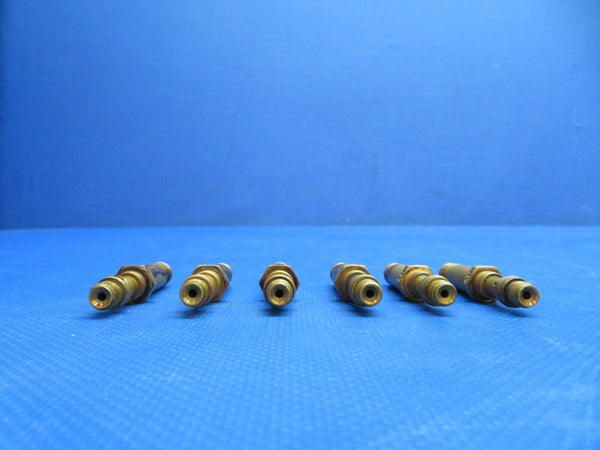 Continental TSIO-520-E Fuel Injector Nozzles P/N 657070 SET OF 6 (0924-715)