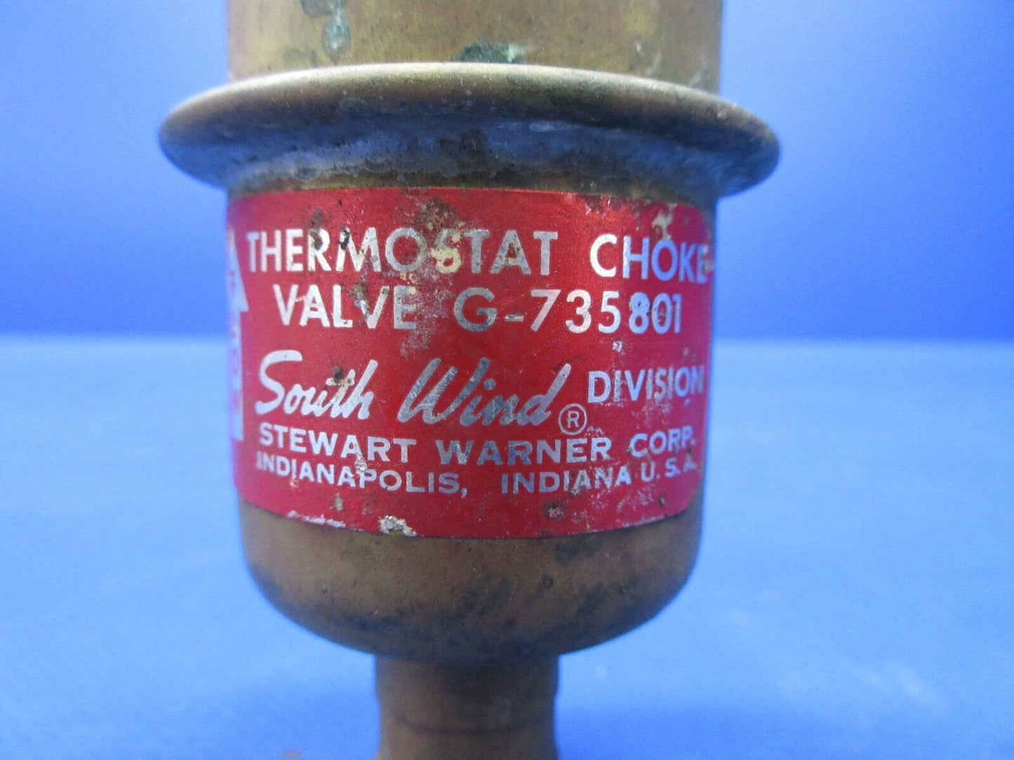 South Wind Thermostat Choke Valve P/N G-735801 (0324-698)