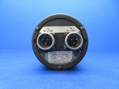 Cessna 421 Dual Tachometer w/ Connectors P/N CM3204-1 WARRANTY (0326-239)10