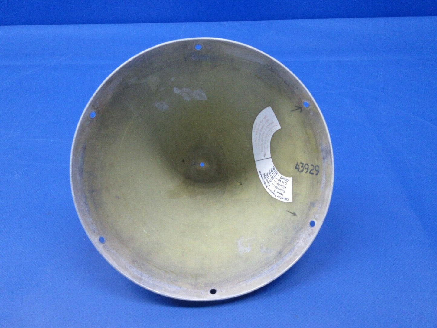 Piper PA31 Navajo Propeller Spinner Cap P/N 43929-2 (0424-1139)