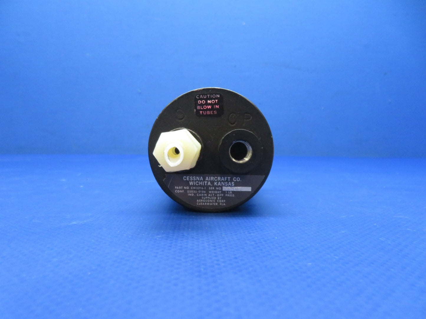 Cessna 421 Aerosonic Cabin Alt-Diff Press Gauge P/N CM3216-1 WARRANTY (0326-209)5
