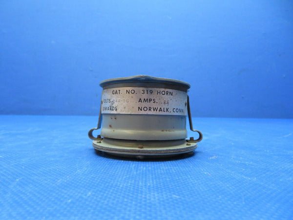 Beech 95 / D95A Travel Air Stall Warning Horn 24v P/N 319 TESTED (0424-221)