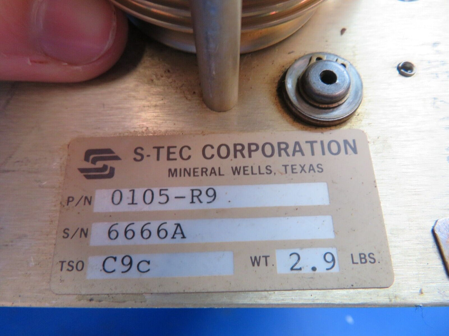 Beech C-35 Bonanza S-Tec Roll Servo P/N 0105-R9 WARRANTY (1122-893)
