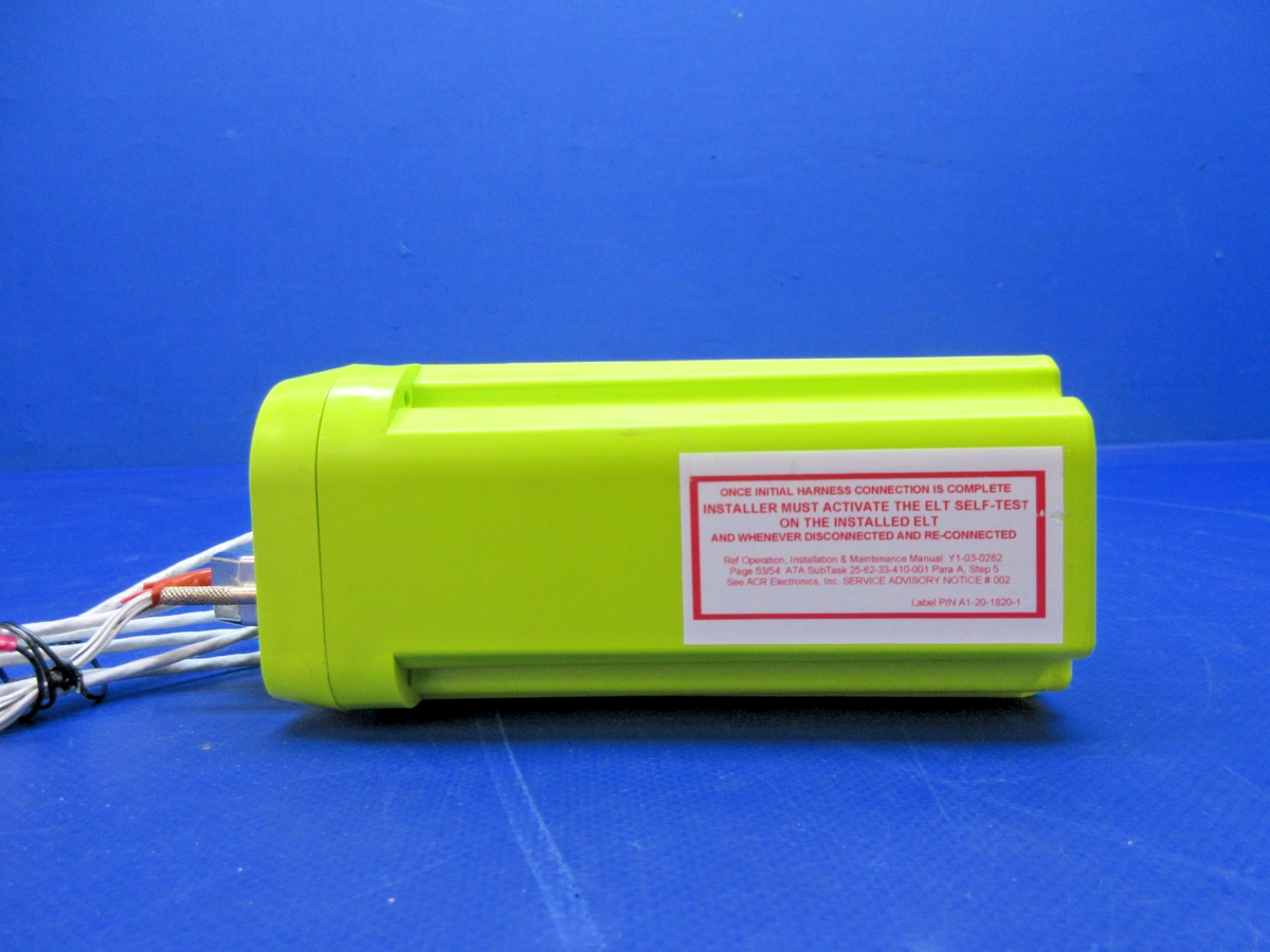 ARTEX ELT 345 w/ Whip Antenna & Remote Switch P/N A3-06-2883 TESTED (0626-826)10