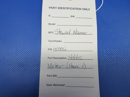 Stewart Warner Hobbs Meter P/N 15006 (0424-1123)