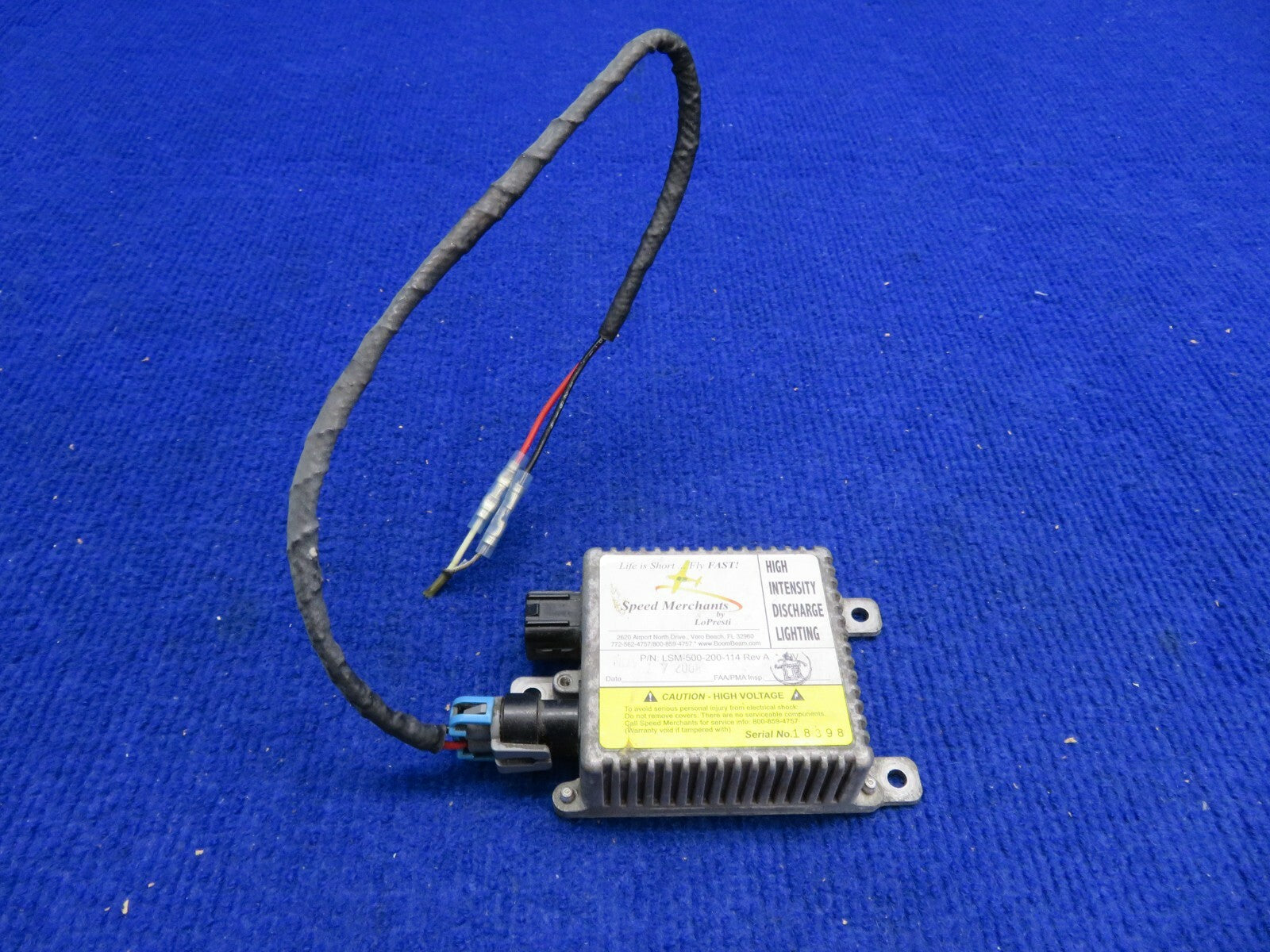 LoPresti High Intensity Discharge Lighting Unit 12V LSM-500-200-114 (0222-815)0