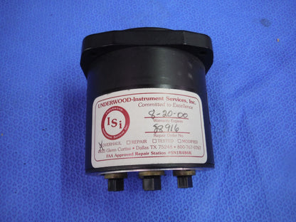 United Instruments Fuel Flow Indicator  P/N 6221-G56 Overhauled (1015-224)