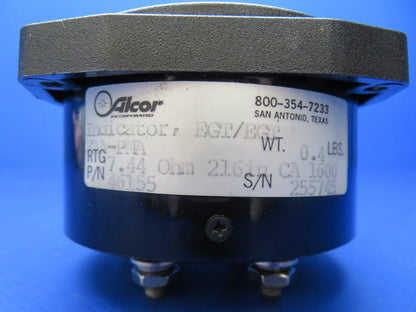 Cessna 421 Alcor Dual EGT Indicator P/N 46155 TESTED (0326-169)1
