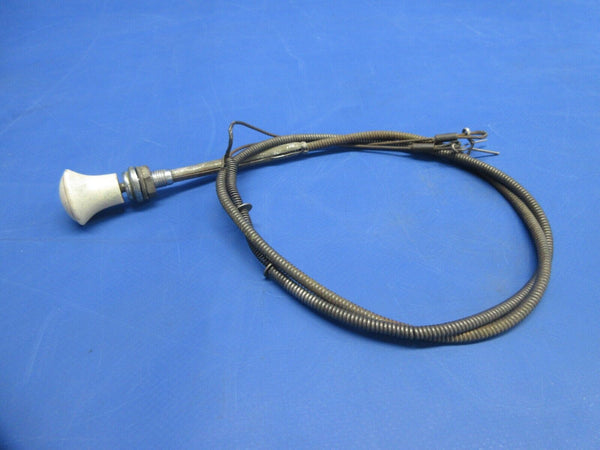 Piper PA-20 Pacer Parking Brake Control Cable Assy 40" Long 16775-000 (1024-771)