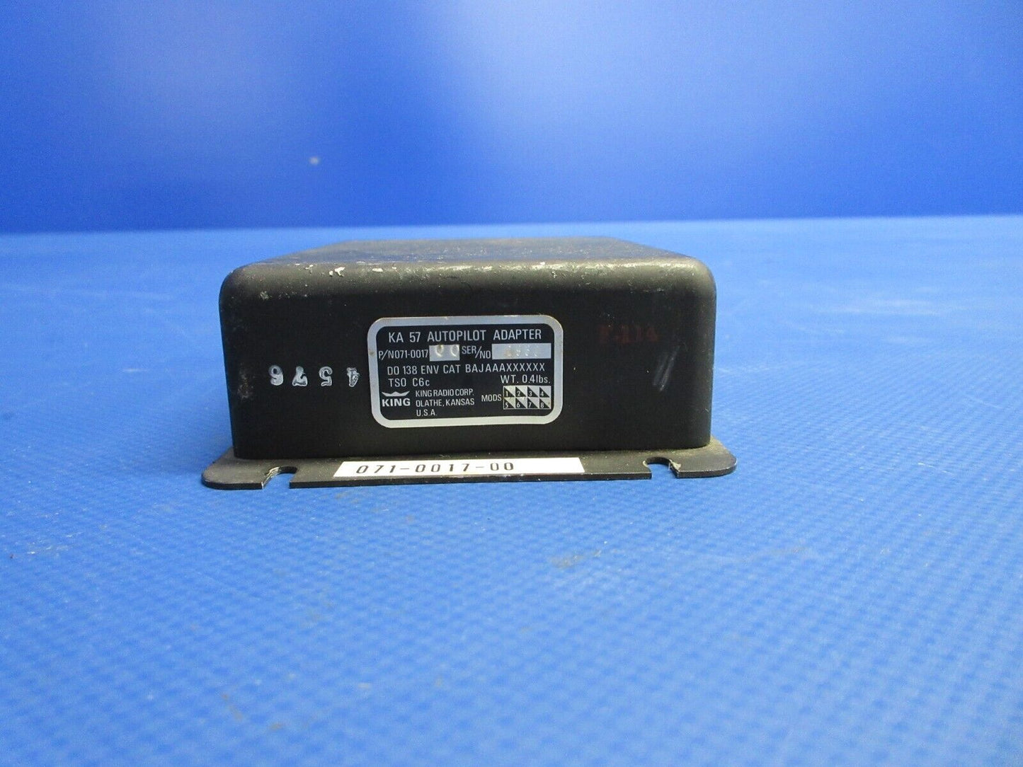 King KA-57 Autopilot Adapter P/N 071-0017-00 (0524-1927)