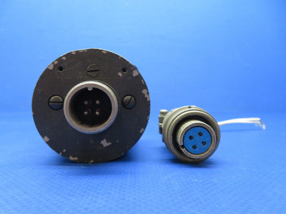 Cessna 421 Outside Air Temperature Gauge w/ Connector CM2628L1 TESTED (0326-165)7