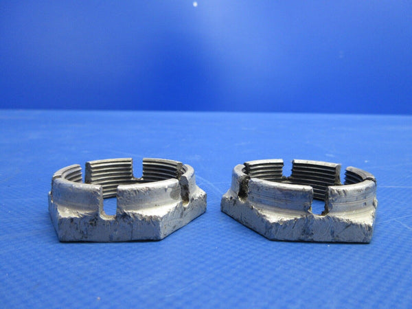 Beech 95 / D95A Travel Air Wheel Retaining Nut AN7502-24 LOT OF 2 (0524-10980