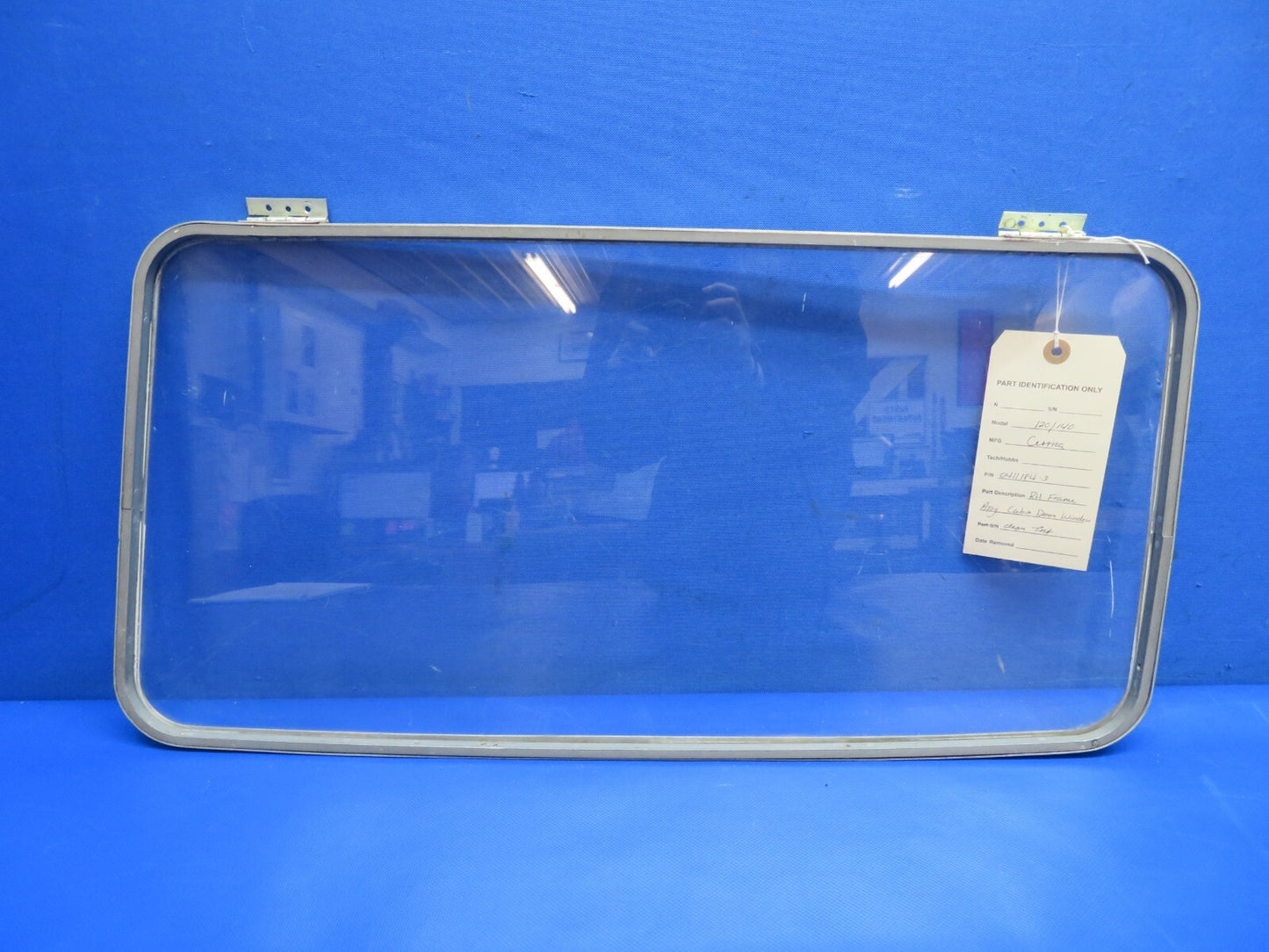 Cessna 120 / 140 RH Frame Assy Cabin Door Window P/N 0411184-3 (0224-1420)3