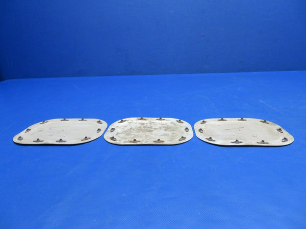 Mooney M20E Inspection Panel / Plate P/N 913011-501 LOT OF 3 (0724-1874)