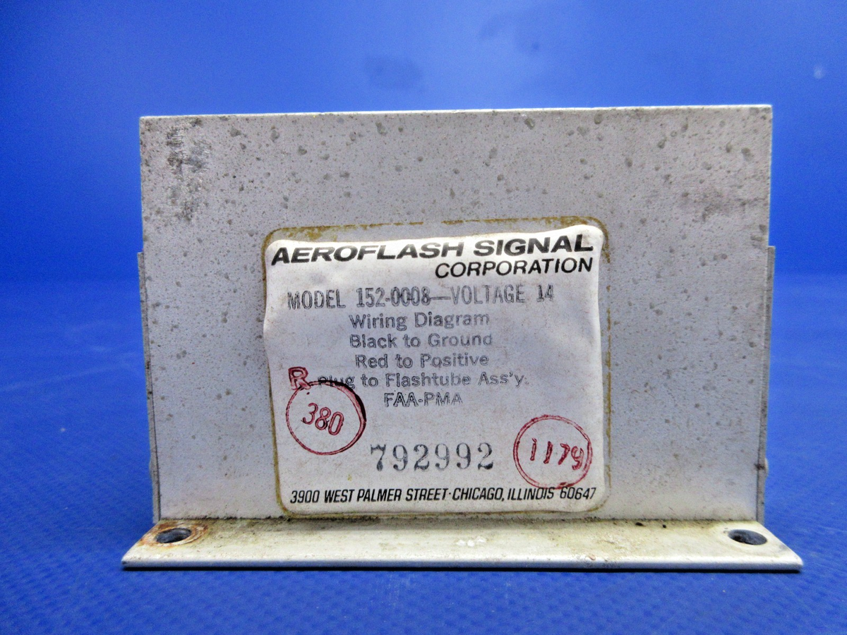 Rockwell Aeroflash Signal Power Supply 14V P/N 152-0008 TESTED (0926-703)2