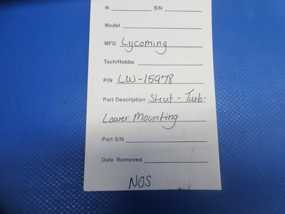 Lycoming Strut-Turb-Lower Mounting P/N LW-15978 NOS (1124-733)