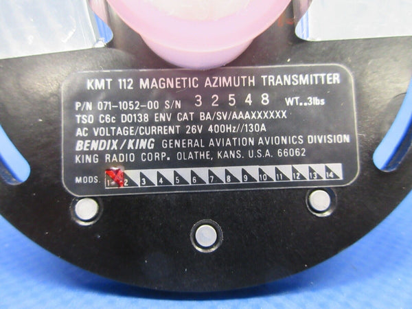 Bendix King KMT 112 Magnetic Flux Detector 8130 Form P/N 071-1052-00 (0424-1293)