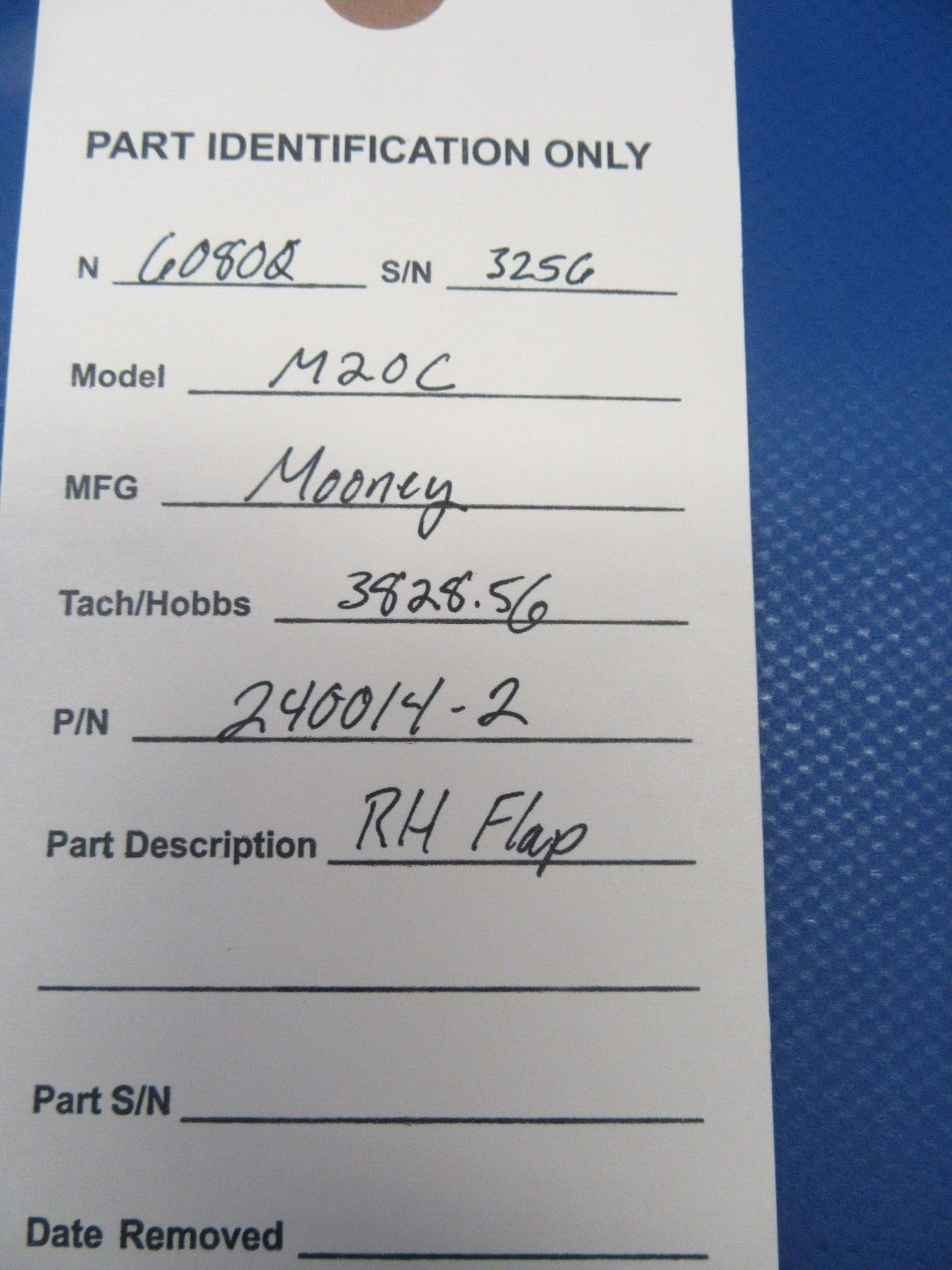 Mooney M20 / M20C RH Flap P/N 240014-2 (0924-15)