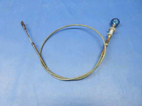 Piper PA-20 Pacer Throttle Control Cable Assy P/N 455-139-004 (1024-1258)