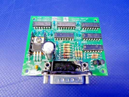 Cirrus SR20 / SR22 Flap Control Circuit Card P/N 12017-002 NOS (0426-1387)0