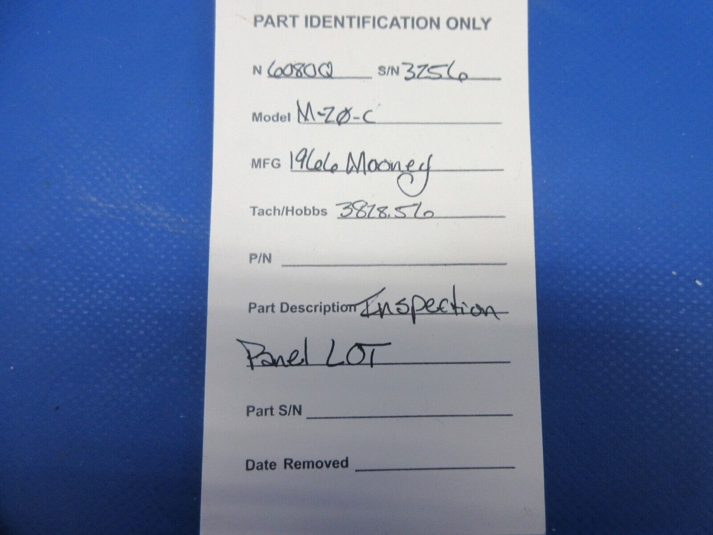 Mooney M20 / M20C Inspection Panel Lot (1024-867)