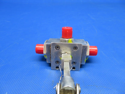 Early Cessna 175 Fuel Selector Valve w/ Shaft P/N 0513120-5 REBUILT (0624-1826)
