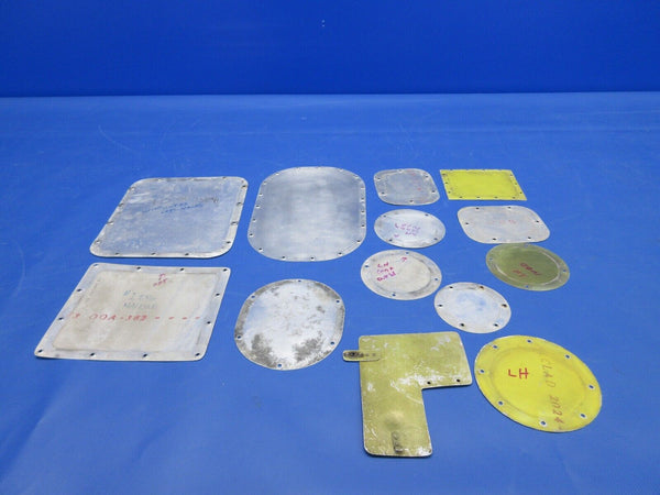 Beech 95 / D95A Travel Air Left Wing Assorted Inspection Panels LOT (0524-1128)