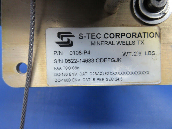 S-TEC Pitch Servo Left Hand P/N 0108-P4 w/ WARRANTY  (0724-814)