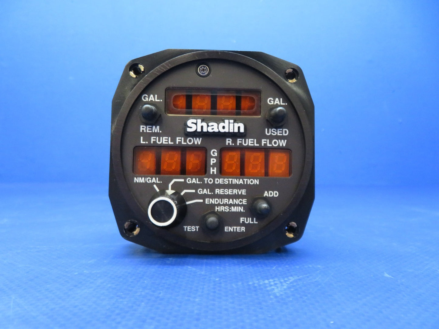 Cessna 421 Shadin Fuel Flow Indicator 14/28v P/N 910532P WARRANTY (0326-238)2
