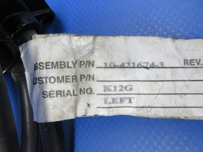 Continental TSIO-360-C Magneto Ignition Harness L&R 10-421674-3 LH (0824-2080)