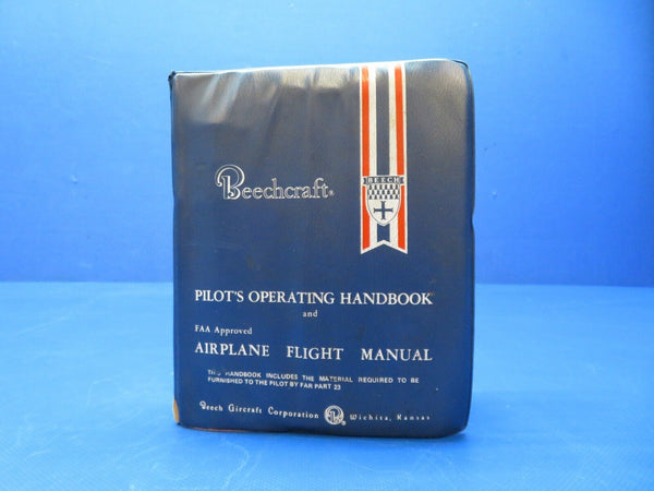 Beech Baron 95-B55 Pilots Operating Handbook P/N 96-590011-25 (1223-327)