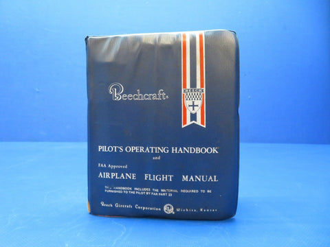 Beech Baron 95-B55 Pilots Operating Handbook P/N 96-590011-25 (1223-327)