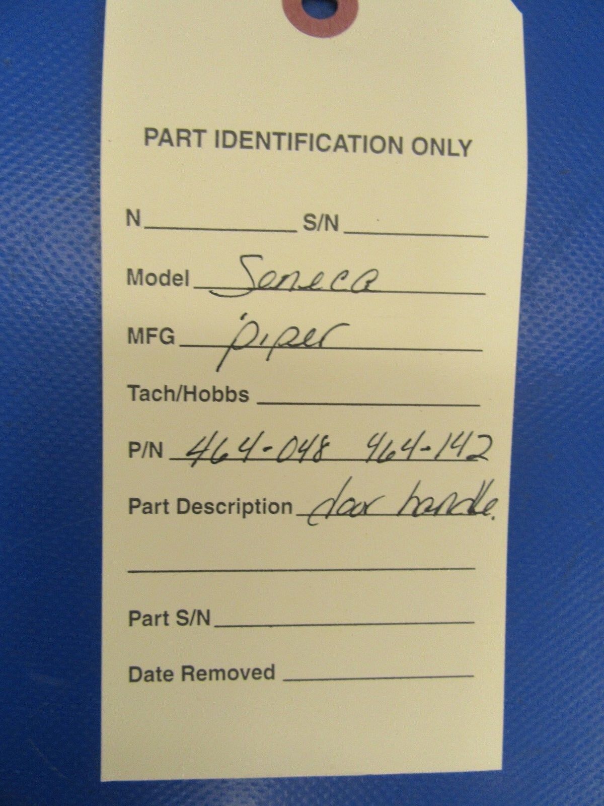 Piper Seneca Door Handle P/N 464-048, 464-142 (0918-125)