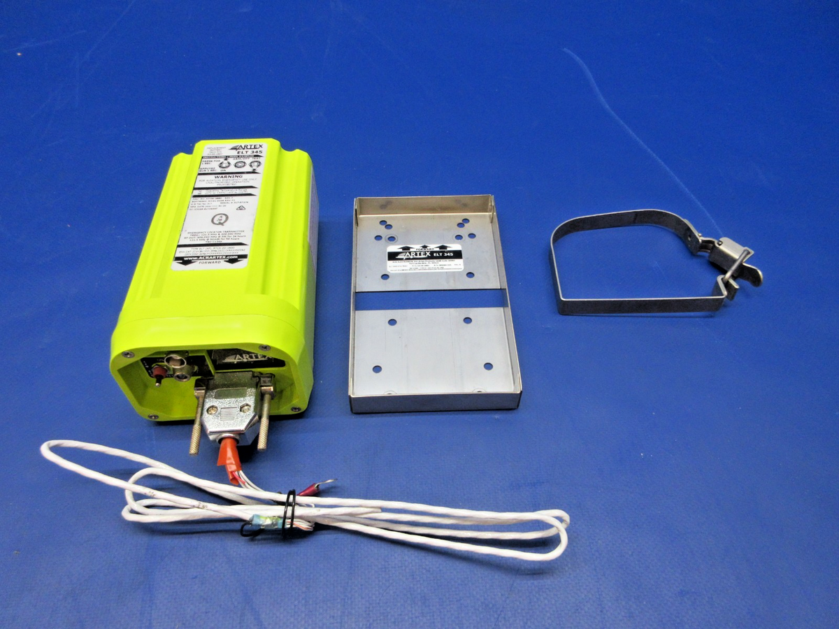 ARTEX ELT 345 w/ Whip Antenna & Remote Switch P/N A3-06-2883 TESTED (0626-826)6