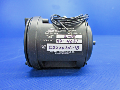 Airpath Lighted Compass P/N 44-C2200L4-1B NOS (0926-759)1