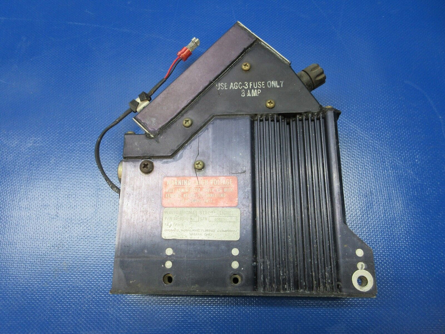 Cessna 310 Grimes RH Strobe Power Supply 28v P/N 30-0515-1 TESTED (1224-1282)