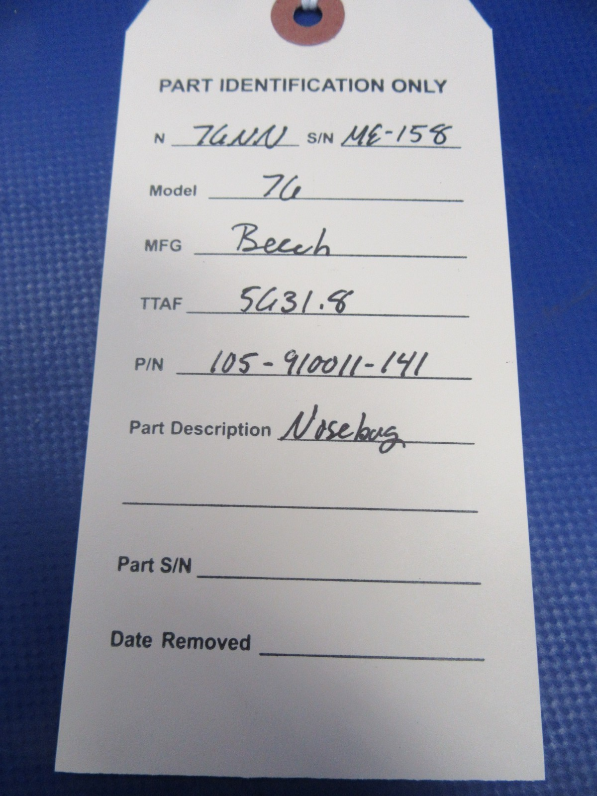 Beech 76 Duchess Nosebug / Upper Nosebowl P/N 105-910011-141 (0326-48)10