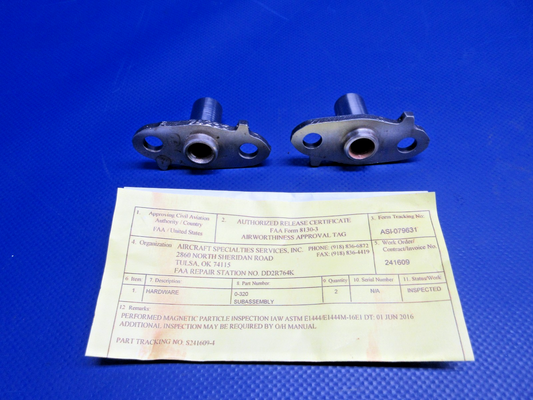 Lycoming O-320 Crankshaft Idler Gear Shaft w/8130 LW-13796 LOT OF 2 (0226-974)0